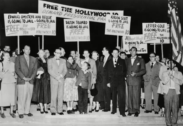 Hollywood blacklist protest - Main