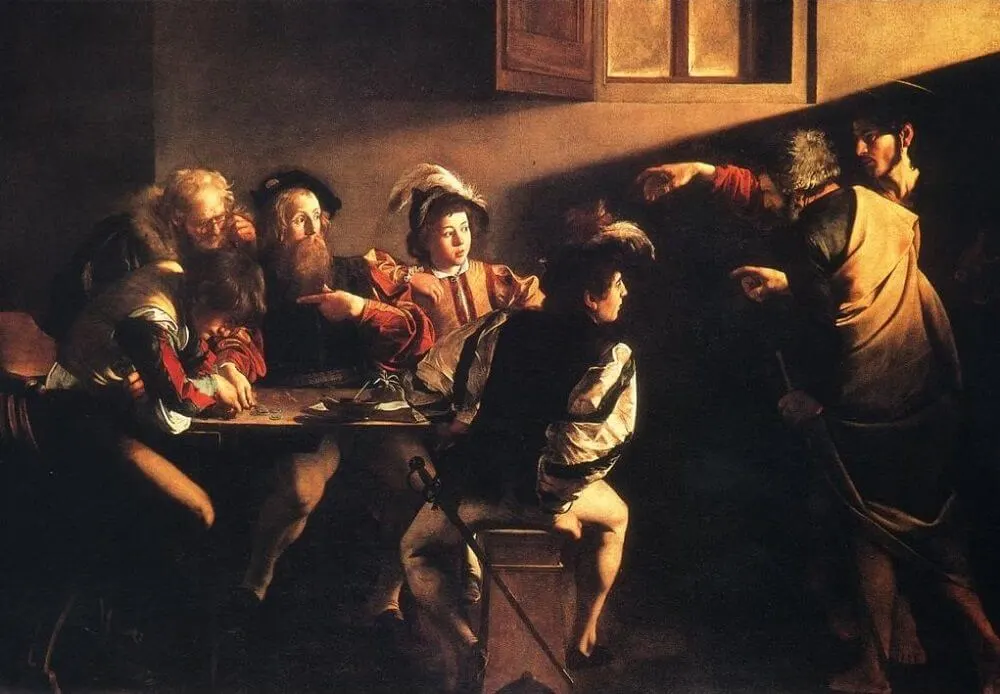 The Calling of Saint Matthew (1599–1600) by Caravaggio